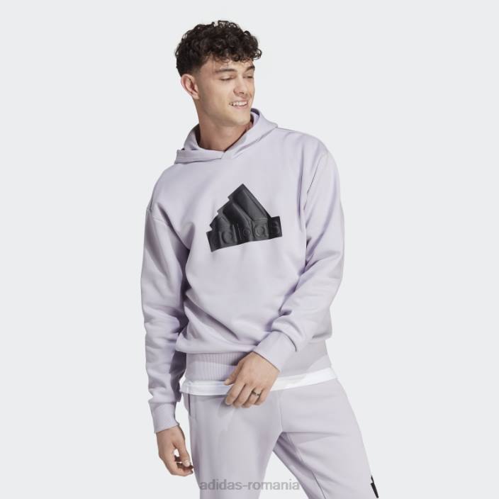 Adidas argintiu zori viitoare icoane insigna sport hanorac bărbați zori argintii 2JBN14039