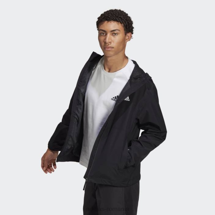 Adidas black essentials rain.rdy jachetă bărbați negru 2JBN6046