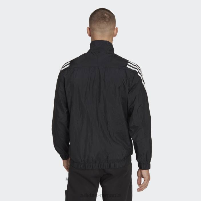 Adidas black future icons hanorac țesut cu fermoar 1/4 cu 3 dungi adidas bărbați negru 2JBN14667