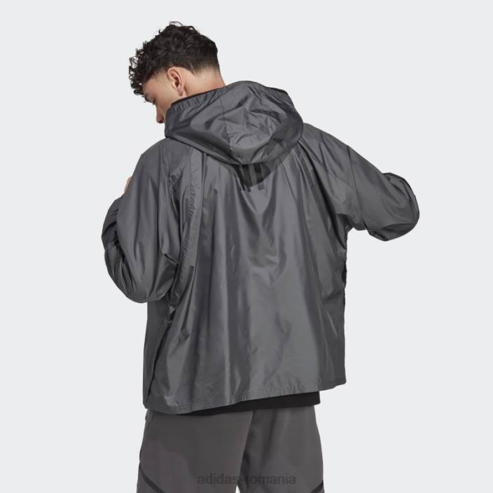 Adidas bluză gri pentru 4 zile de joc, cu fermoar complet bărbați gri 2JBN14543