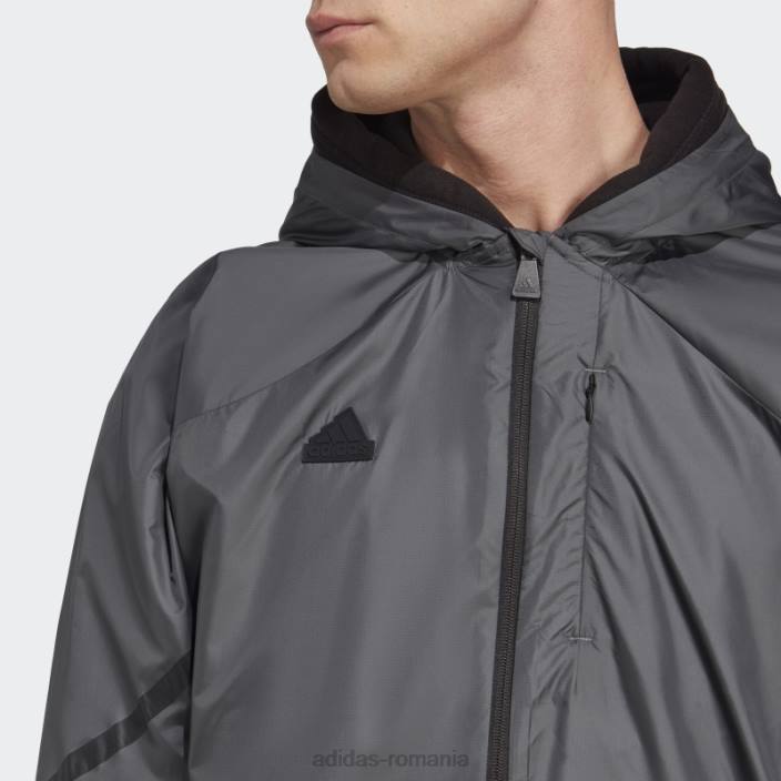 Adidas bluză gri pentru 4 zile de joc, cu fermoar complet bărbați gri 2JBN14543