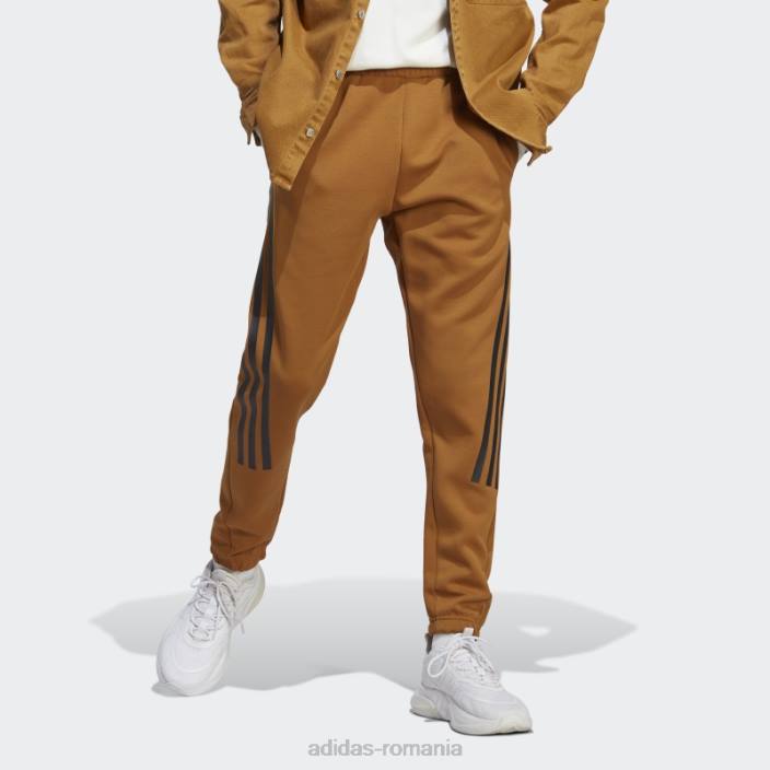 Adidas bronz future icons pantaloni cu 3 dungi bărbați bronz 2JBN1018