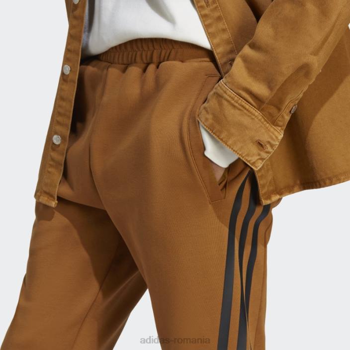 Adidas bronz future icons pantaloni cu 3 dungi bărbați bronz 2JBN1018
