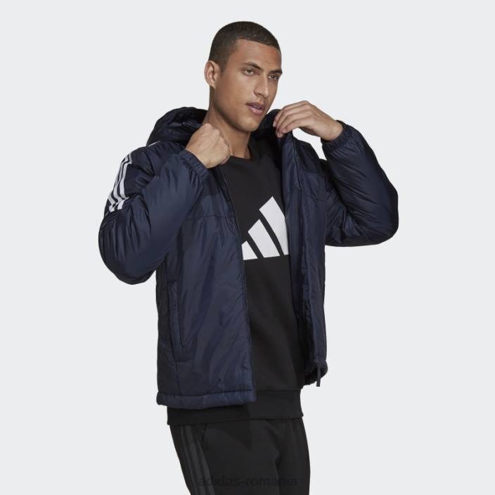Adidas cerneală jachetă cu glugă izolată bărbați cerneală 2JBN5618
