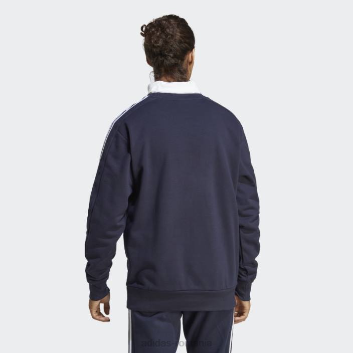 Adidas cerneală pentru hanorac cu 3 dungi bărbați cerneală 2JBN5774