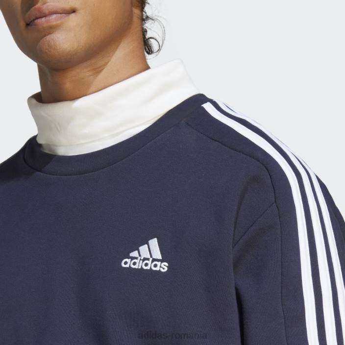 Adidas cerneală pentru hanorac cu 3 dungi bărbați cerneală 2JBN5774