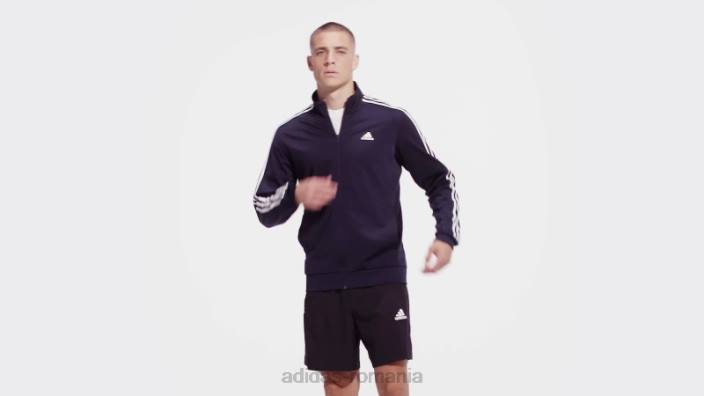 Adidas cerneală pentru încălzire pentru încălzire cu 3 dungi bărbați cerneală/alb 2JBN13243