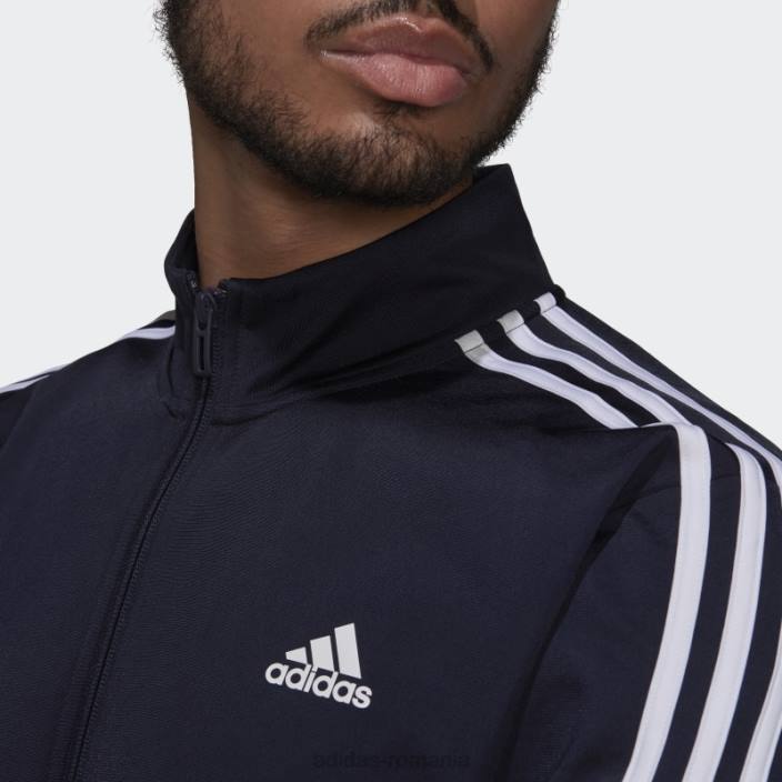 Adidas cerneală pentru încălzire pentru încălzire cu 3 dungi bărbați cerneală/alb 2JBN13243