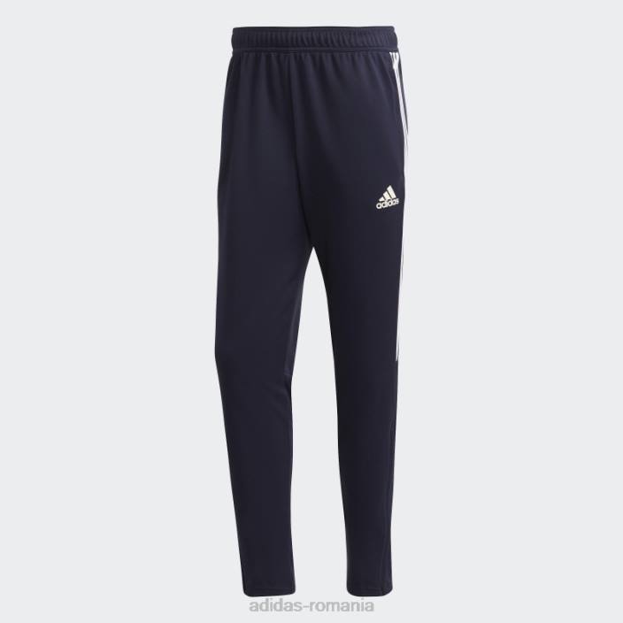 Adidas cerneală pentru pantaloni aeroready sereno slim, tăiat conic, cu 3 dungi bărbați cerneală 2JBN6398