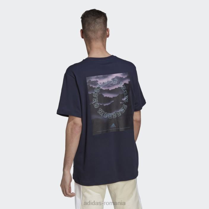 Adidas cerneală pentru tricou grafic natură bărbați cerneală 2JBN7225