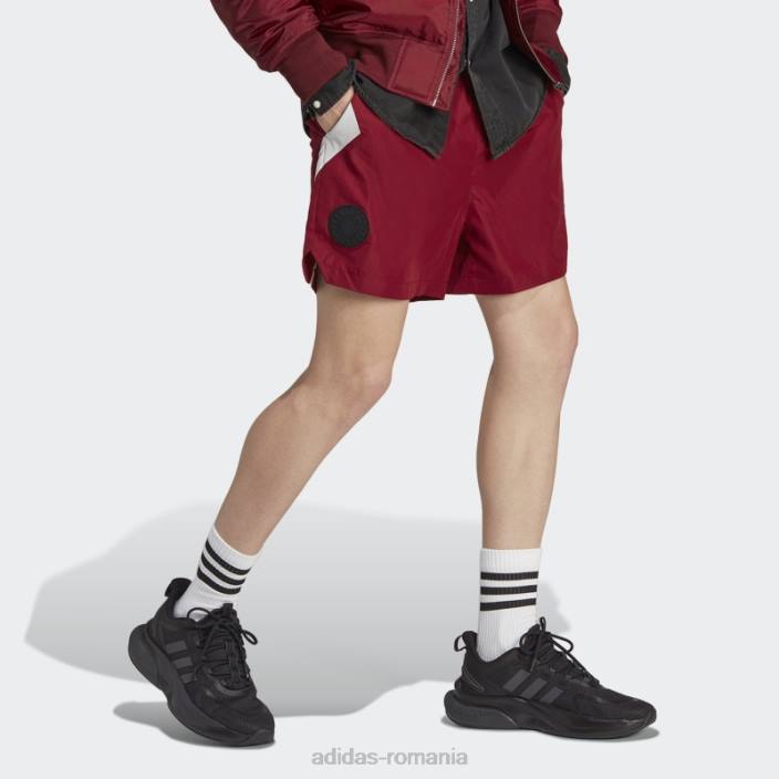 Adidas coll burgundy cupa mondială pantaloni scurți tehnologie bărbați coll visiniu 2JBN1481