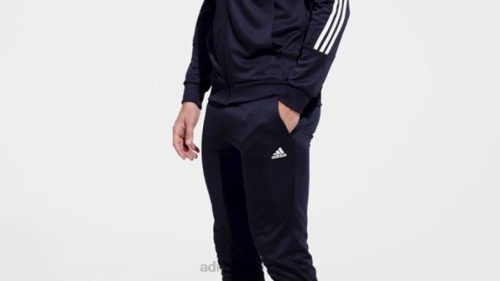 Adidas costum de trening subțire cu fermoar, cerneală adidas bărbați cerneală 2JBN6372