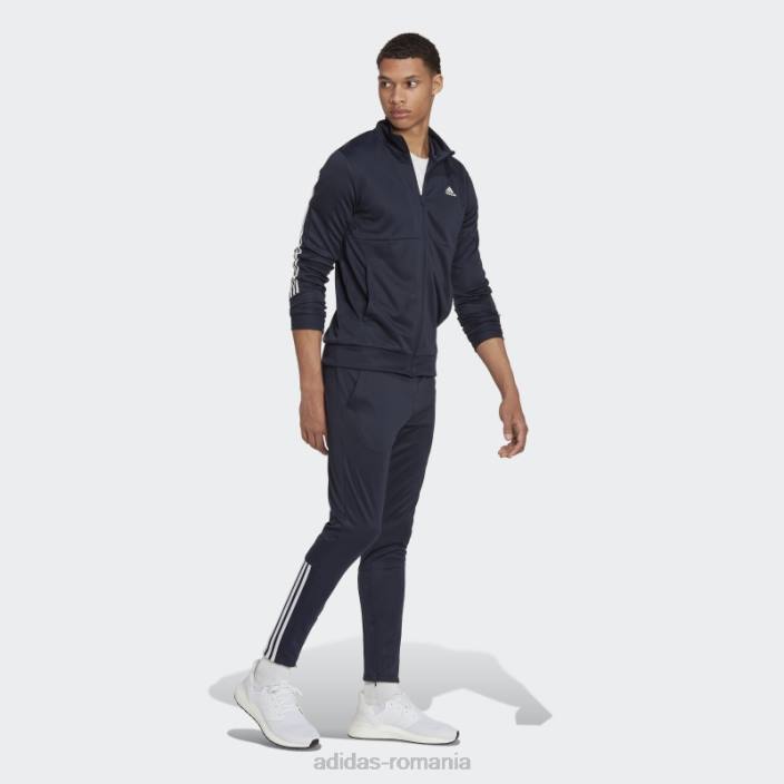 Adidas costum de trening subțire cu fermoar, cerneală adidas bărbați cerneală 2JBN6372