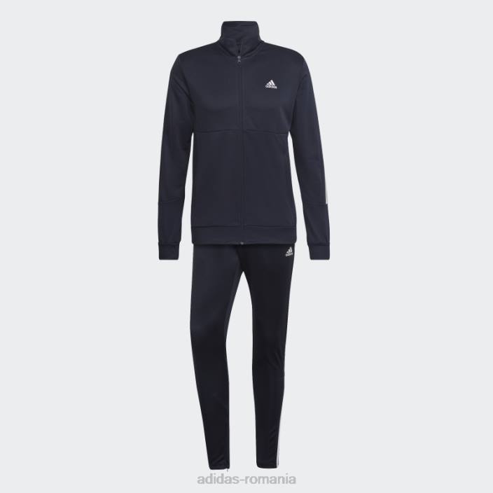 Adidas costum de trening subțire cu fermoar, cerneală adidas bărbați cerneală 2JBN6372