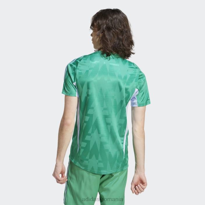 Adidas curte verde tiro home tricou adidas bărbați curte verde/albastru zori 2JBN6039