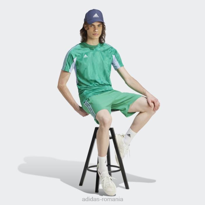 Adidas curte verde tiro home tricou adidas bărbați curte verde/albastru zori 2JBN6039