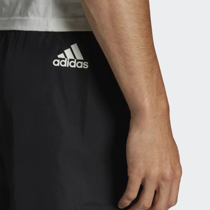 Adidas esențiale brandlove pantaloni scurți țesuți chelsea negri adidas bărbați negru 2JBN14784