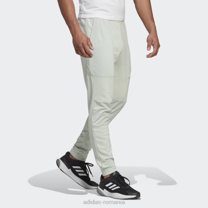 Adidas esentiale brandlove pantaloni frantuzesti terry verzi adidas bărbați verde/argintiu 2JBN7524