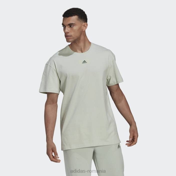Adidas essentials feelvivid tricou cu umăr căzut verde bărbați oxid verde/verde 2JBN14665