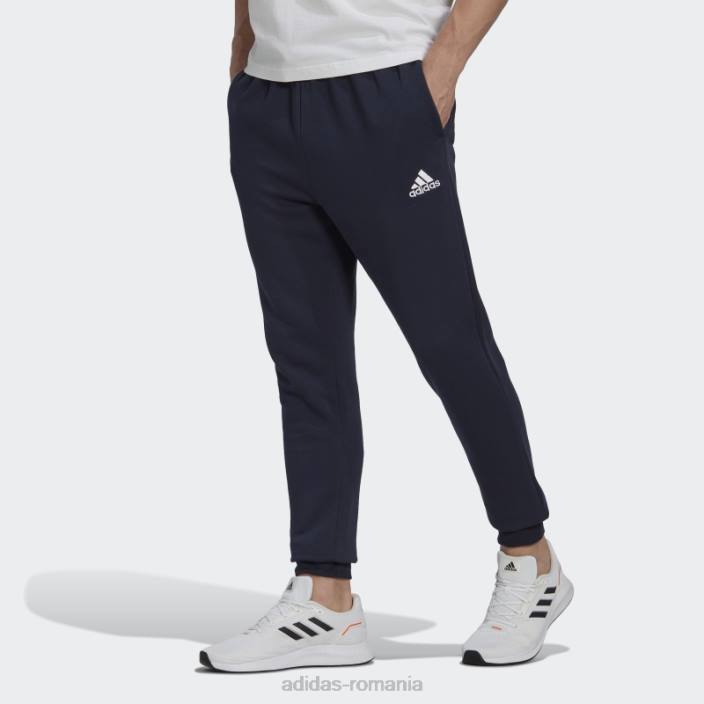 Adidas essentials fleece cerneală obișnuită pentru pantaloni de jogging conici bărbați cerneală/alb 2JBN13406