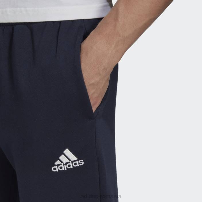 Adidas essentials fleece cerneală obișnuită pentru pantaloni de jogging conici bărbați cerneală/alb 2JBN13406