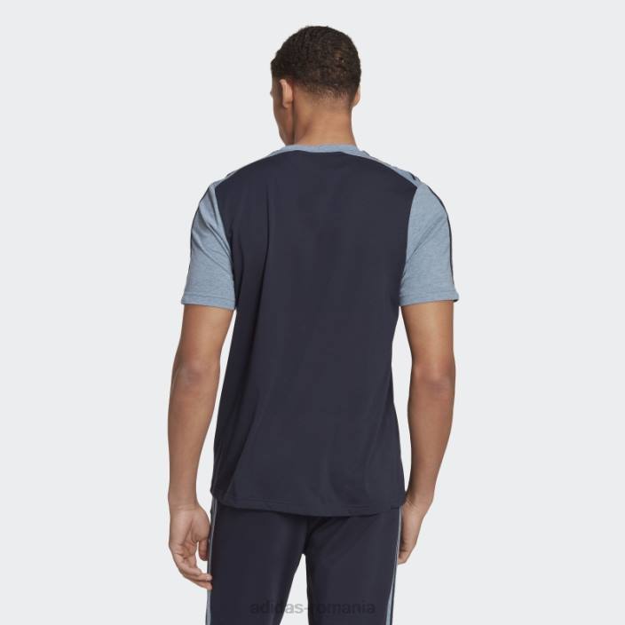 Adidas essentials mélange tee ink adidas bărbați cerneală/cerneală metalică 2JBN7038