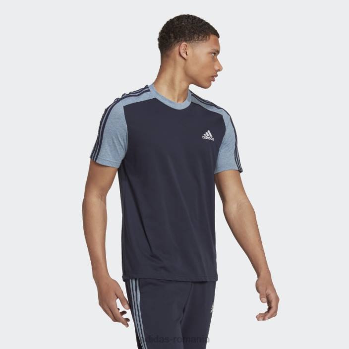 Adidas essentials mélange tee ink adidas bărbați cerneală/cerneală metalică 2JBN7038