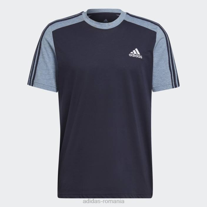 Adidas essentials mélange tee ink adidas bărbați cerneală/cerneală metalică 2JBN7038