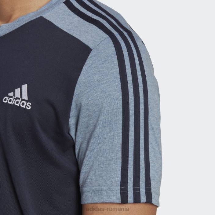 Adidas essentials mélange tee ink adidas bărbați cerneală/cerneală metalică 2JBN7038