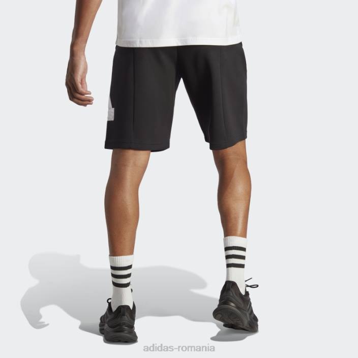 Adidas fashion future icons insignă de pantaloni scurți sport alb bărbați alb negru 2JBN4974