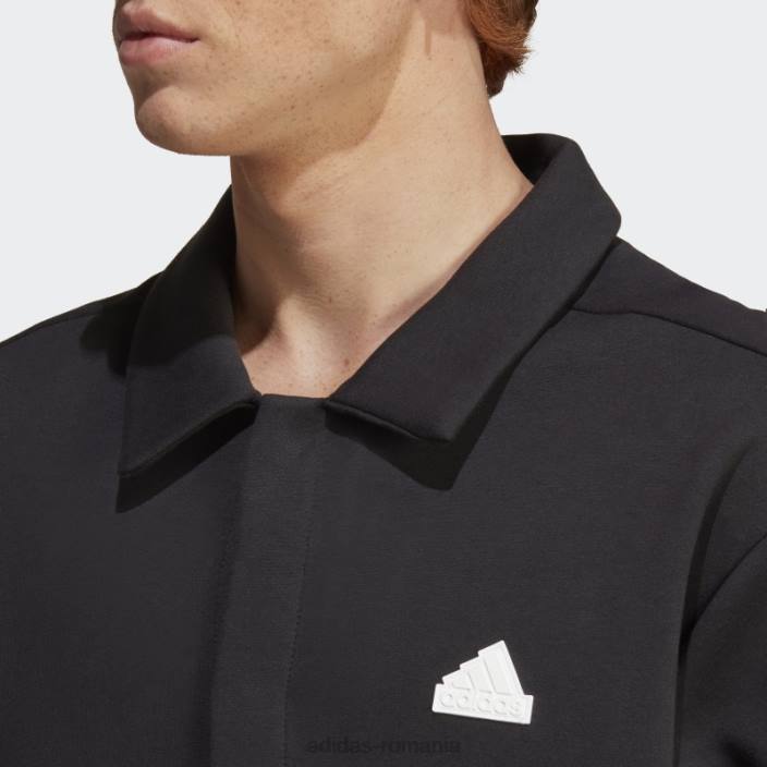 Adidas future icons jacheta antrenori 3 dungi neagra bărbați alb negru 2JBN4963