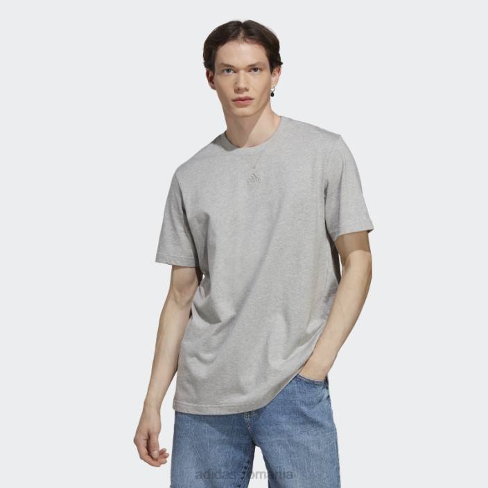 Adidas gri mediu all szn tee adidas bărbați gri mediu 2JBN4947