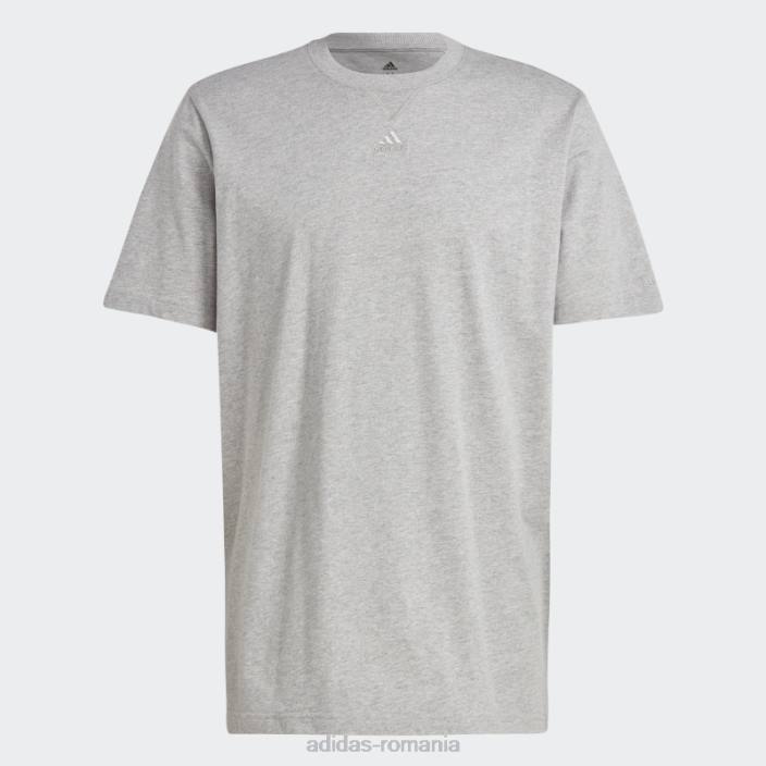 Adidas gri mediu all szn tee adidas bărbați gri mediu 2JBN4947