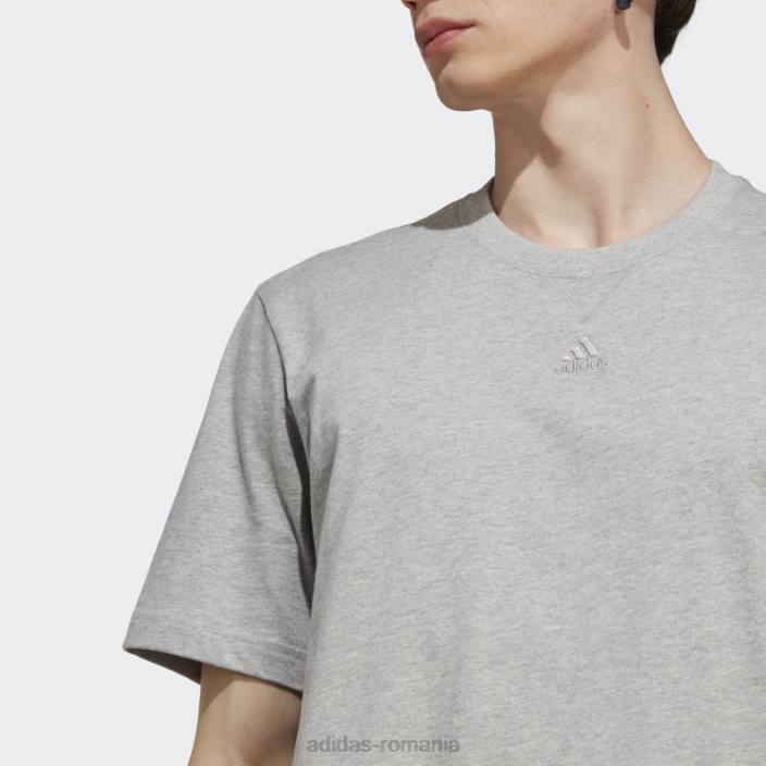 Adidas gri mediu all szn tee adidas bărbați gri mediu 2JBN4947