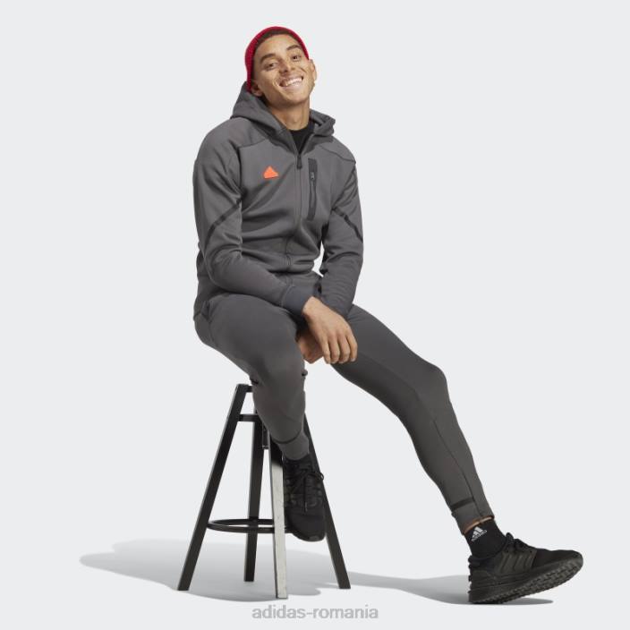 Adidas gri proiectat pentru pantalonii de joc bărbați gri 2JBN5884
