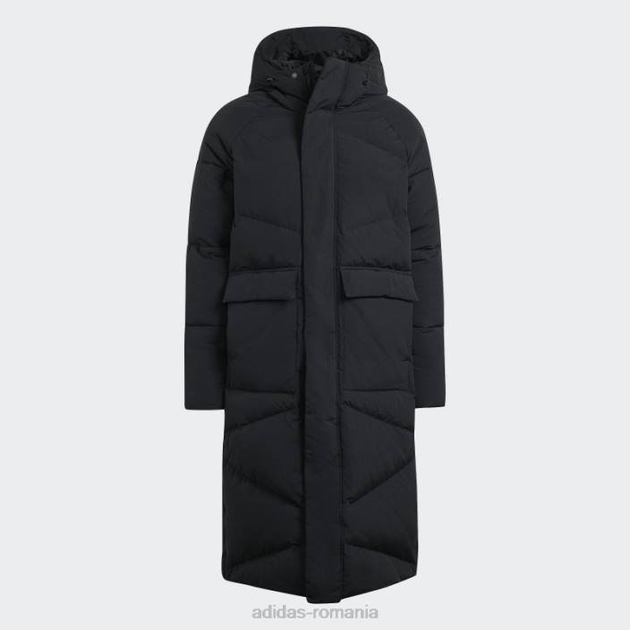 Adidas haină neagră cu puf mare bărbați negru 2JBN7000