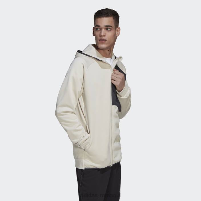Adidas hanorac adidas din aluminiu x-city cu fermoar complet bărbați aluminiu/carbon 2JBN7083