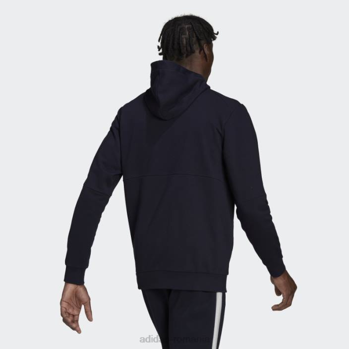 Adidas hanorac adidas essentials4gameday cu fermoar complet cerneală bărbați cerneală 2JBN6606