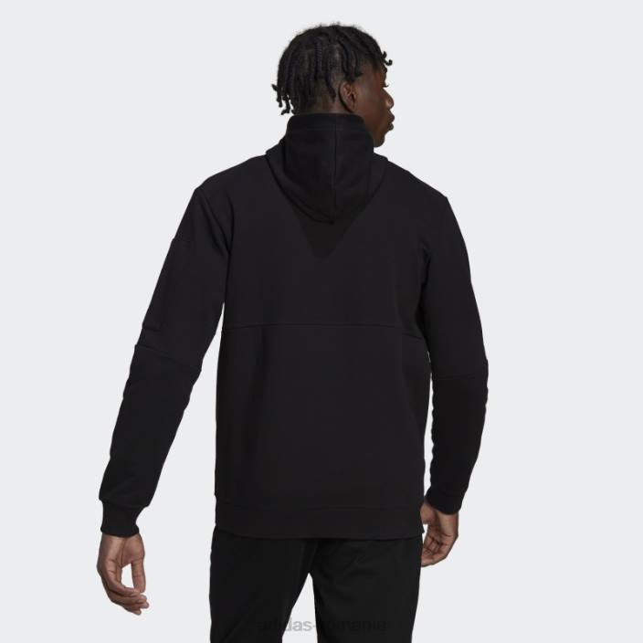 Adidas hanorac adidas negru essentials4gameday cu fermoar complet bărbați negru 2JBN1581