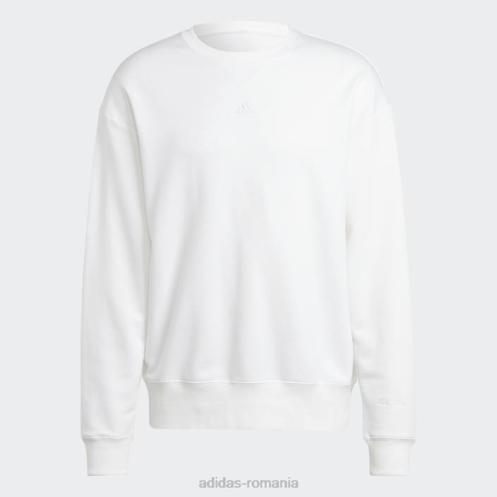 Adidas hanorac alb all szn french terry adidas bărbați alb 2JBN4983