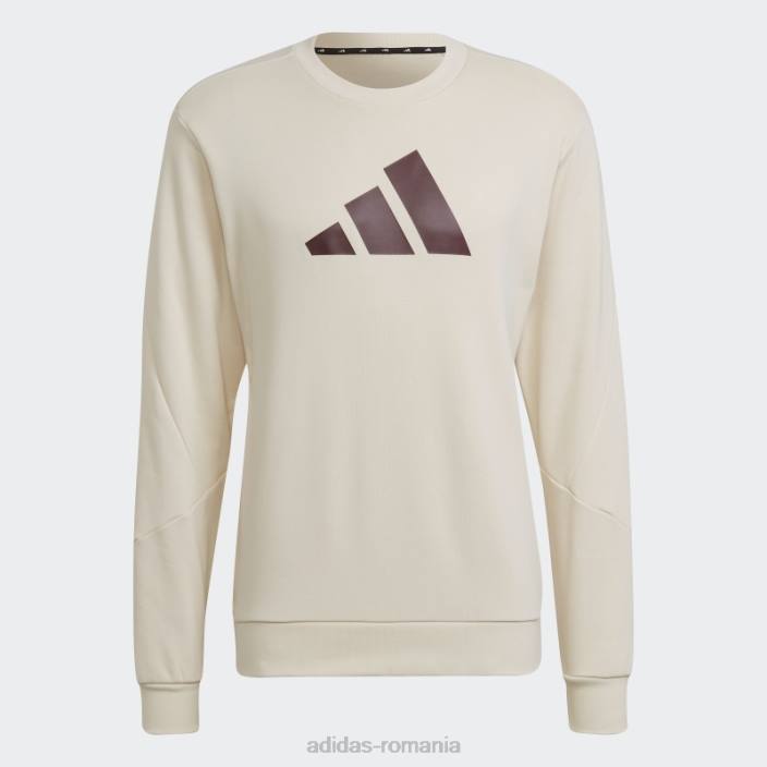 Adidas hanorac alb pentru echipajul future icons bărbați alb 2JBN6926