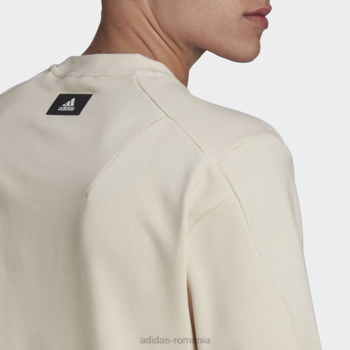 Adidas hanorac alb pentru echipajul future icons bărbați alb 2JBN6926