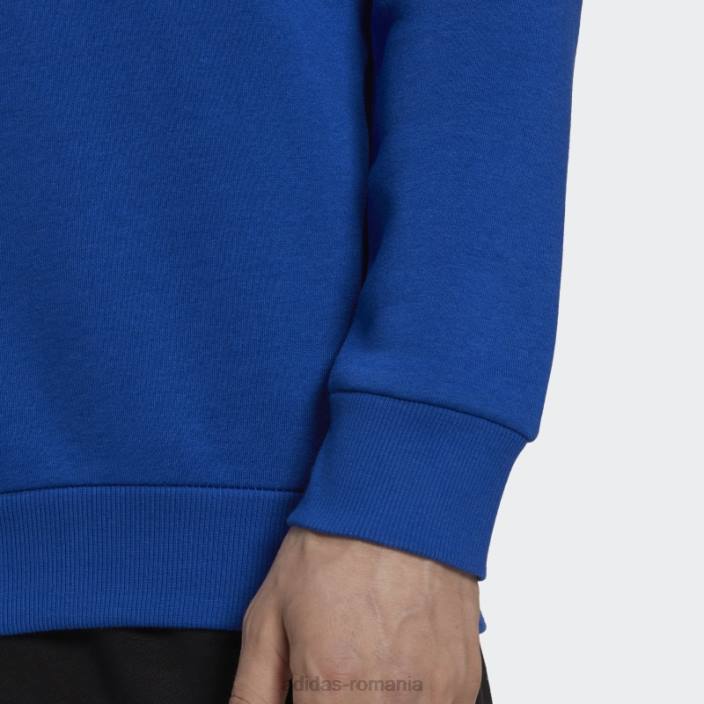 Adidas hanorac albastru regal essentials cu logo mare bărbați albastru regal/alb 2JBN14915