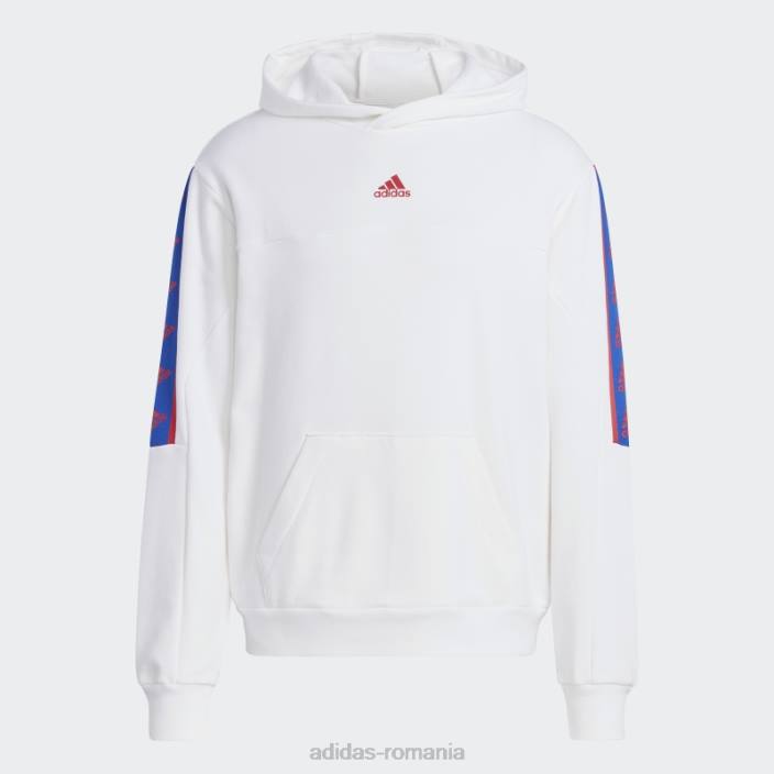Adidas hanorac brandlove alb bărbați alb 2JBN4838