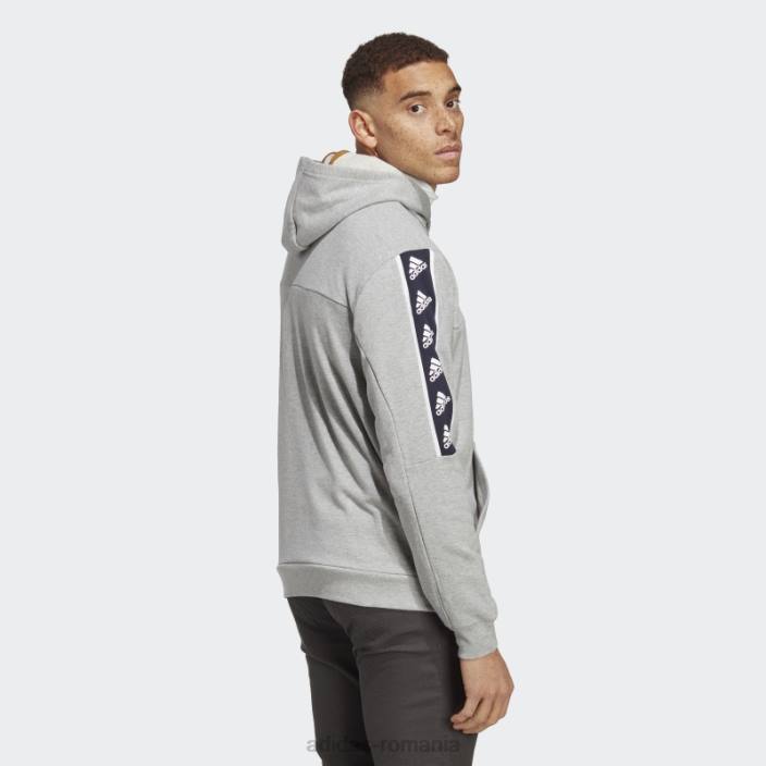 Adidas hanorac brandlove gri mediu adidas bărbați gri mediu 2JBN5700