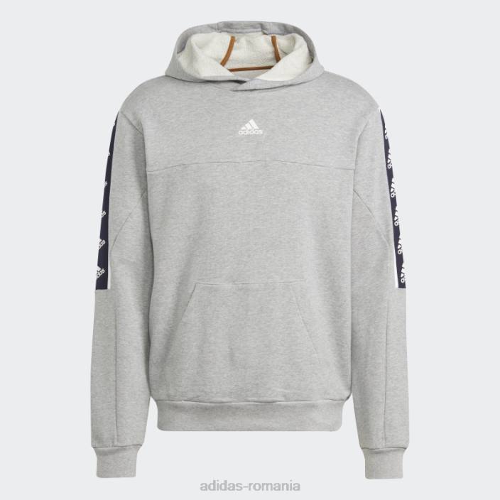 Adidas hanorac brandlove gri mediu adidas bărbați gri mediu 2JBN5700
