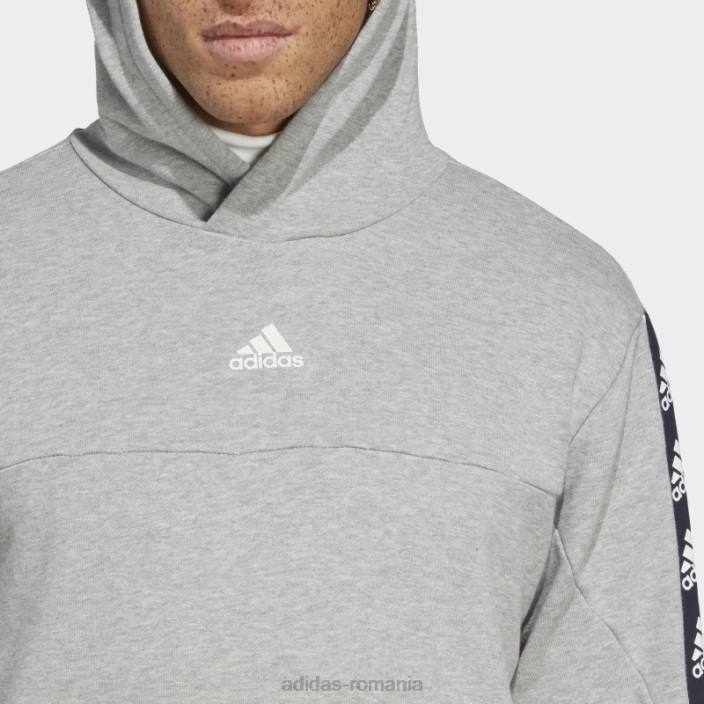 Adidas hanorac brandlove gri mediu adidas bărbați gri mediu 2JBN5700