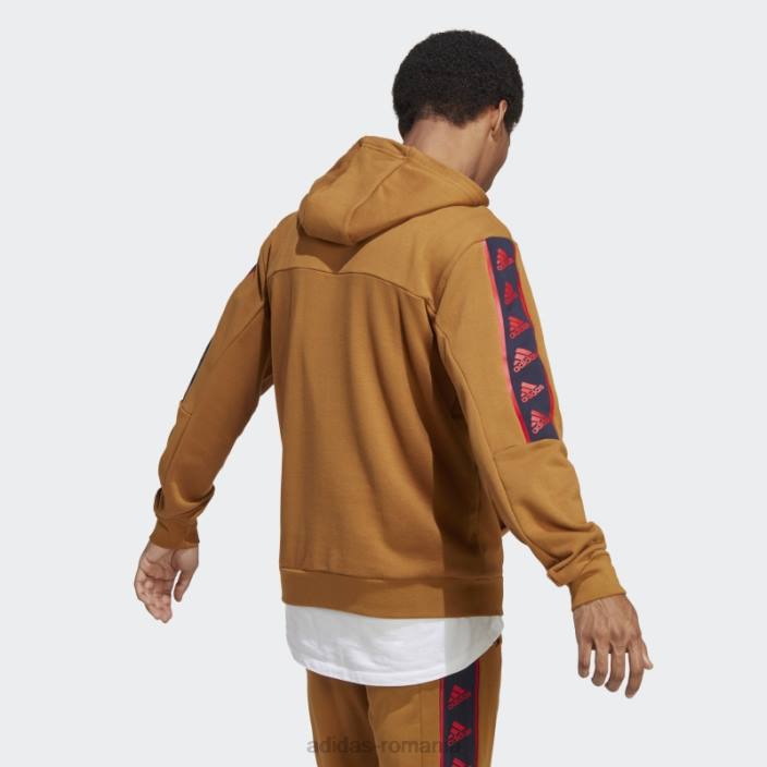 Adidas hanorac bronz brandlove bărbați bronz 2JBN4985