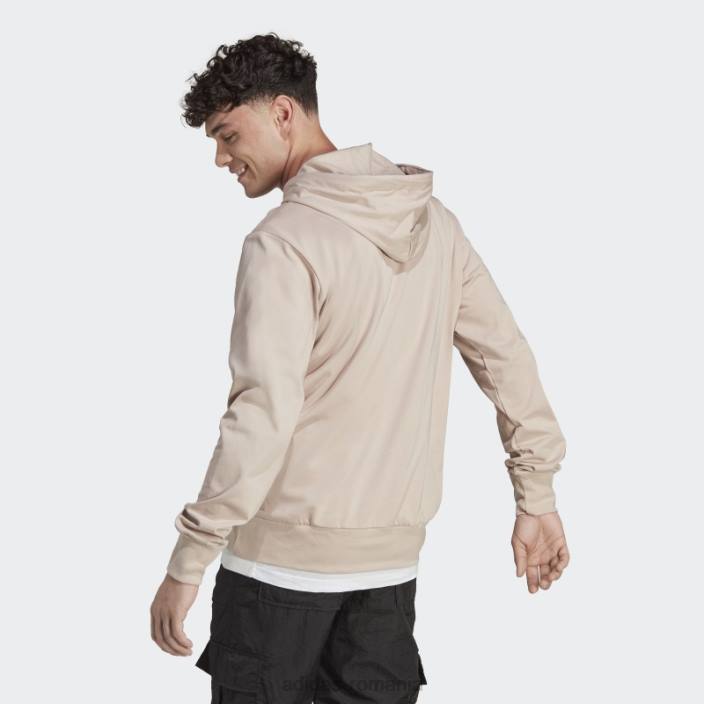 Adidas hanorac cu logo essentials taupe bărbați taupe 2JBN5893