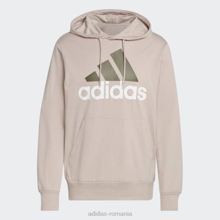 Adidas hanorac cu logo essentials taupe bărbați taupe 2JBN5893